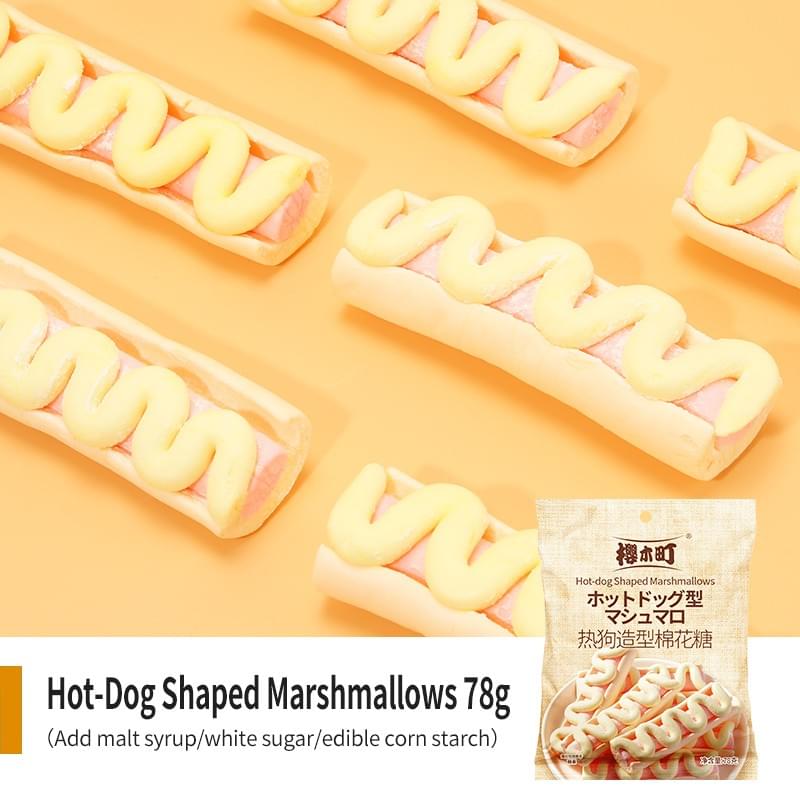 Hot-Dog Shaped Marshmallows 78g