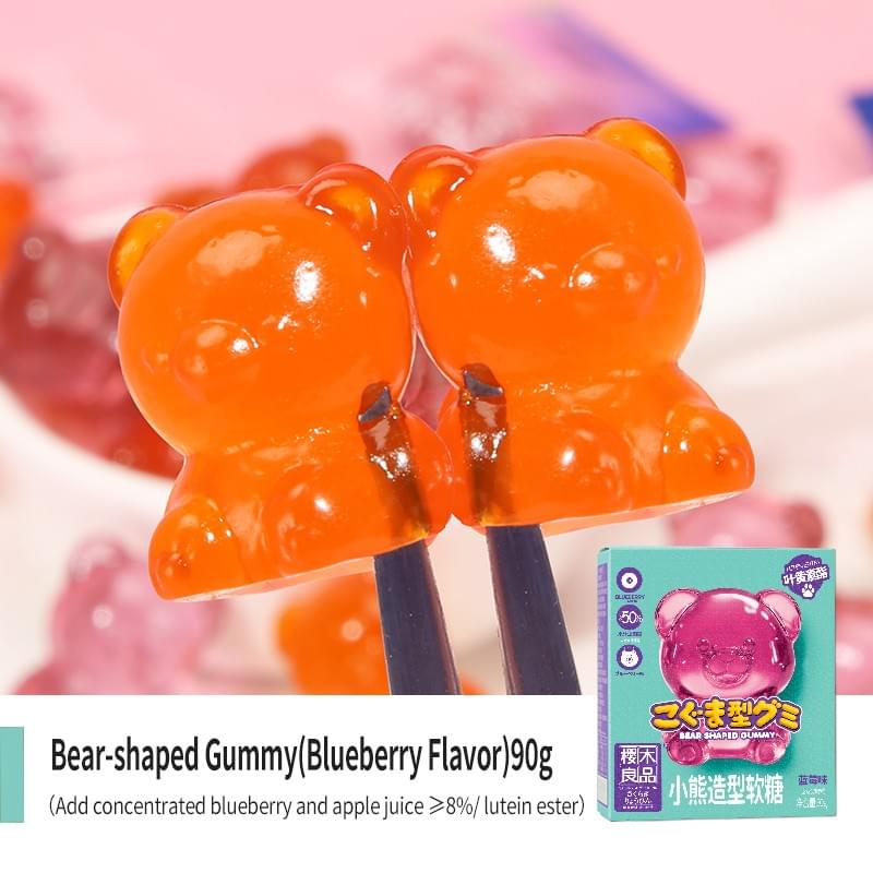Bear-shaped Gummy(Blueberry Flavor)90g