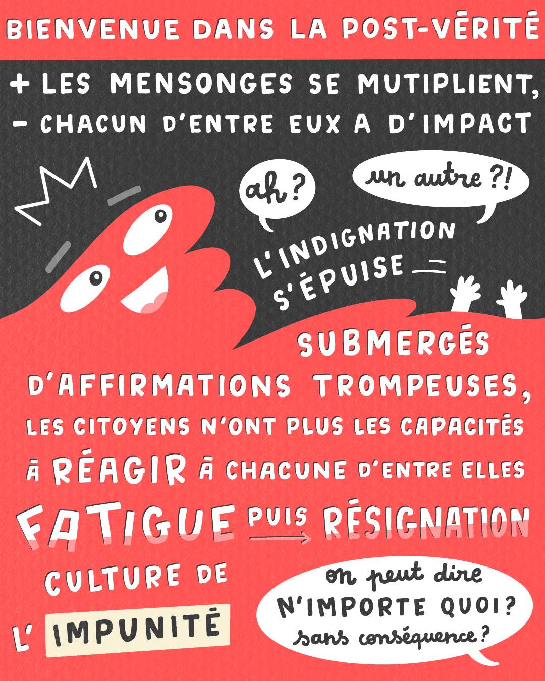 facilitation graphique, facilitation visuelle, sketchnotes, infographie, hélène pouille, logocratie, démocratie, post-vérité, clément viktorovitch