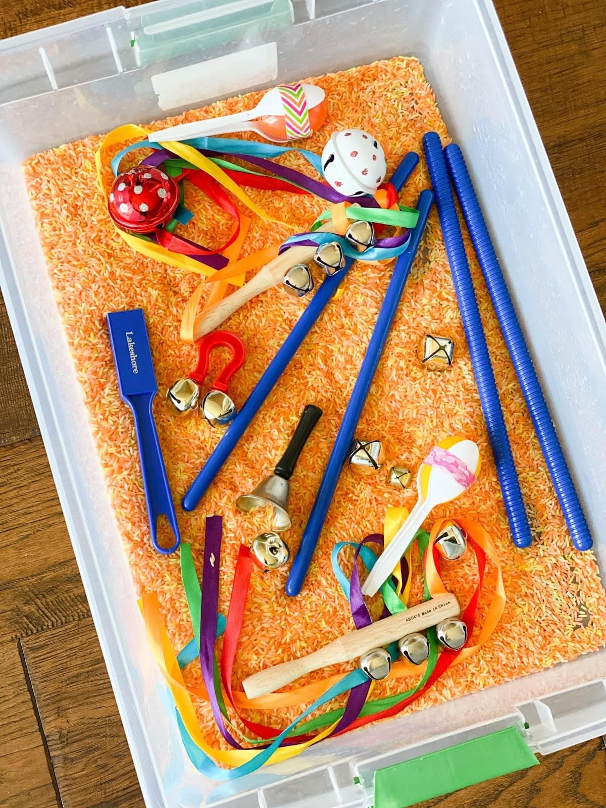 Musical Sensory Play Ideas