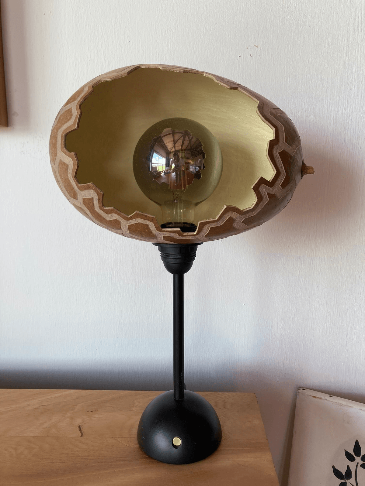 Lampe calebasse TAMAGO