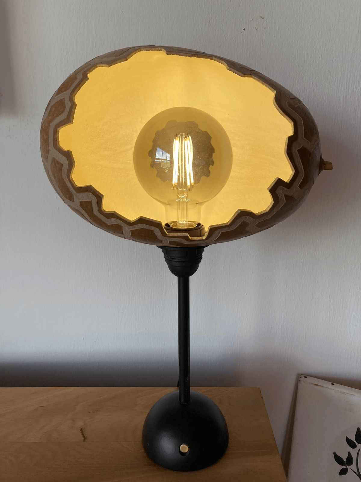 Lampe calebasse TAMAGO