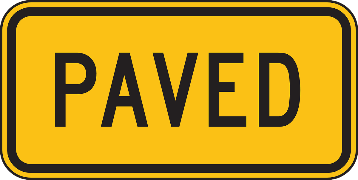 Celina Texas Paving Sign