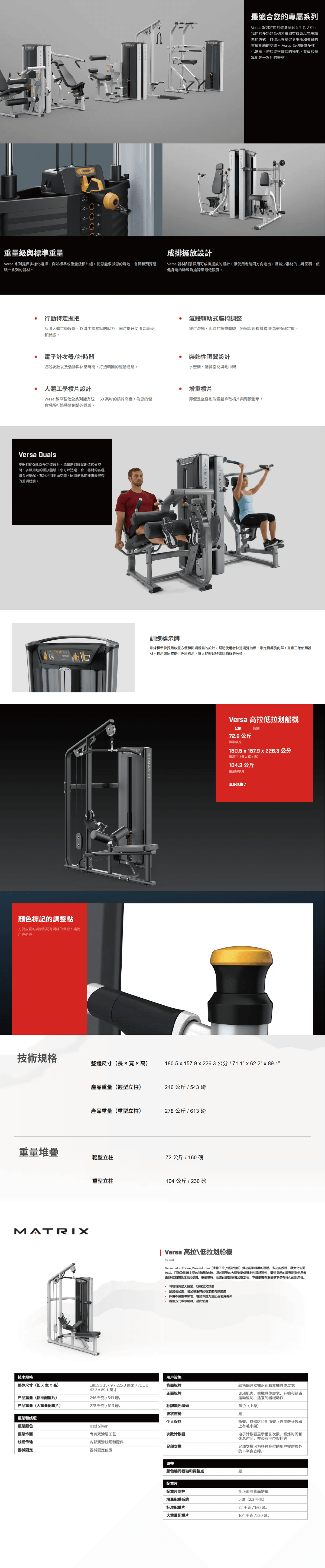 Versa 高拉低拉划船機 VS-S331