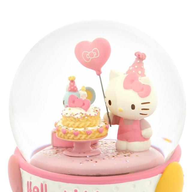 Hello Kitty 生日 水晶球音樂盒