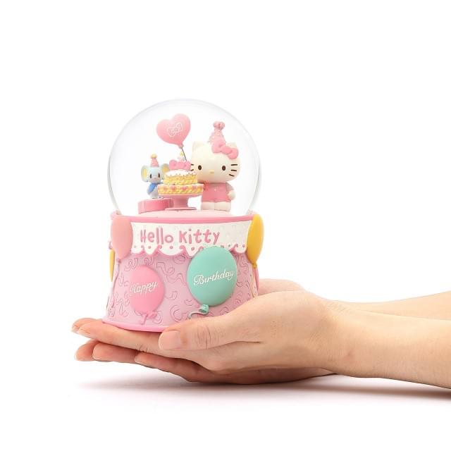 Hello Kitty 生日 水晶球音樂盒