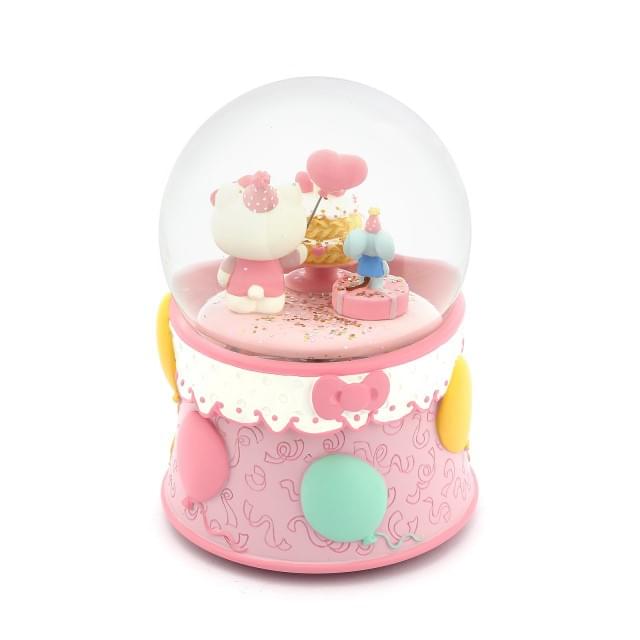 Hello Kitty 生日 水晶球音樂盒