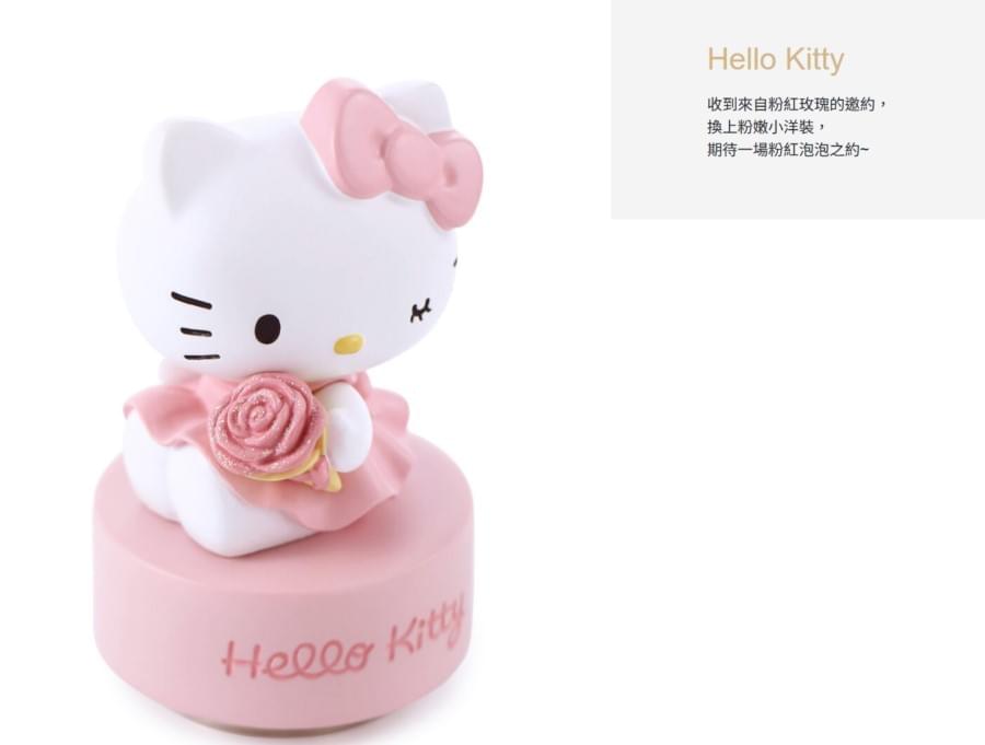 Hello Kitty 玫瑰花 音樂盒