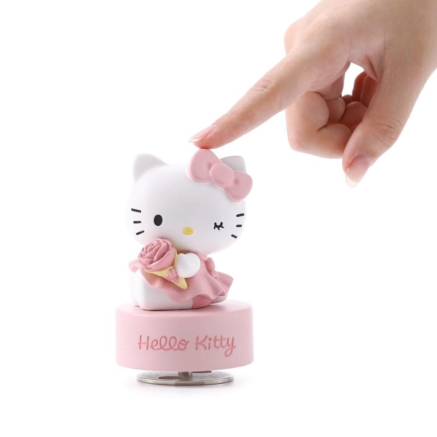 Hello Kitty 玫瑰花 音樂盒
