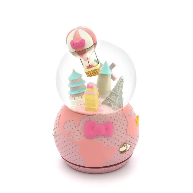 Hello Kitty 環遊世界 水晶球音樂盒