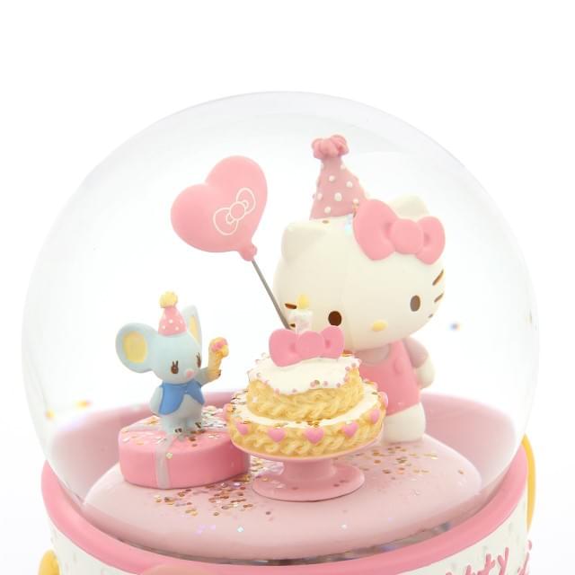 Hello Kitty 生日 水晶球音樂盒