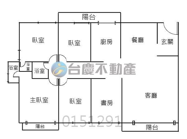 巨蛋首排捷運景觀五房三衛雙主臥平車