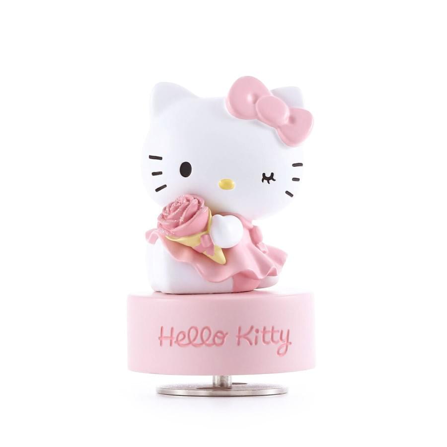 Hello Kitty 玫瑰花 音樂盒