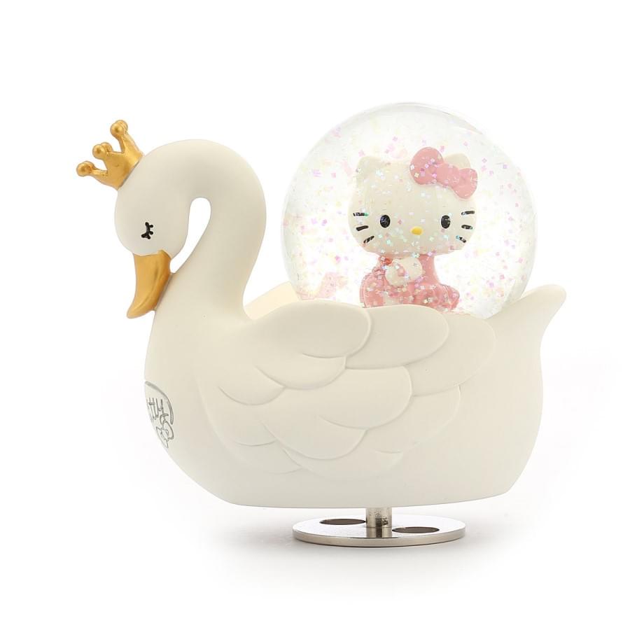Hello Kitty 天鵝湖 水晶球音樂盒