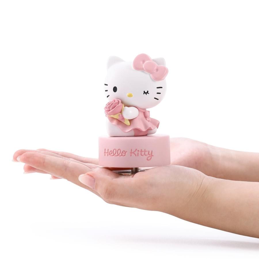 Hello Kitty 玫瑰花 音樂盒