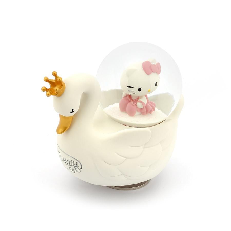 Hello Kitty 天鵝湖 水晶球音樂盒