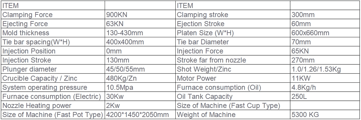 DM90T Reinforced Type Hot Chamber Machine