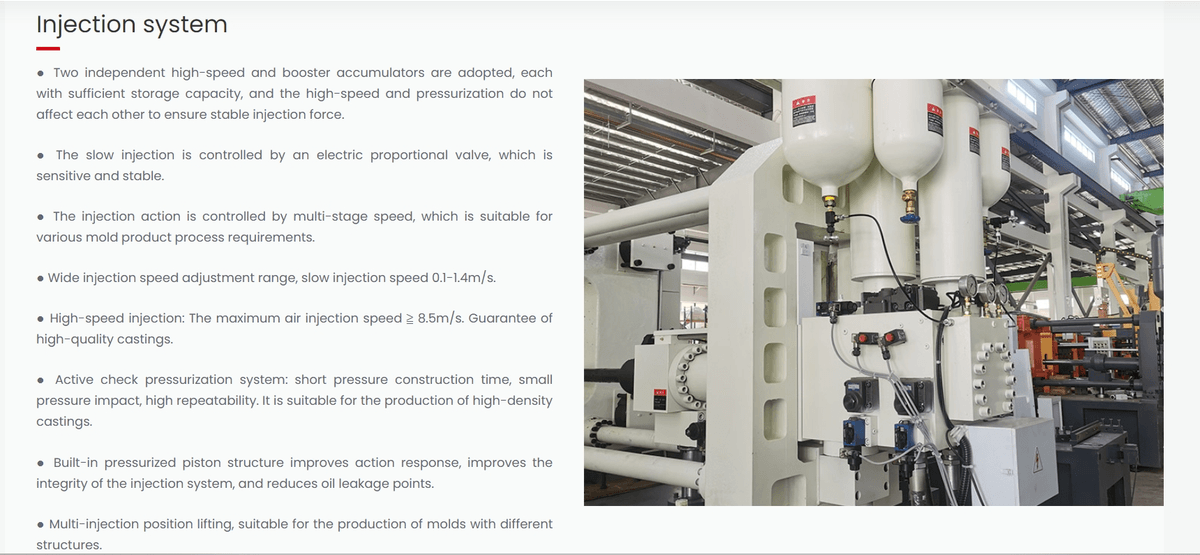 DC880T Standard Cold Chamber Die Casting Machine