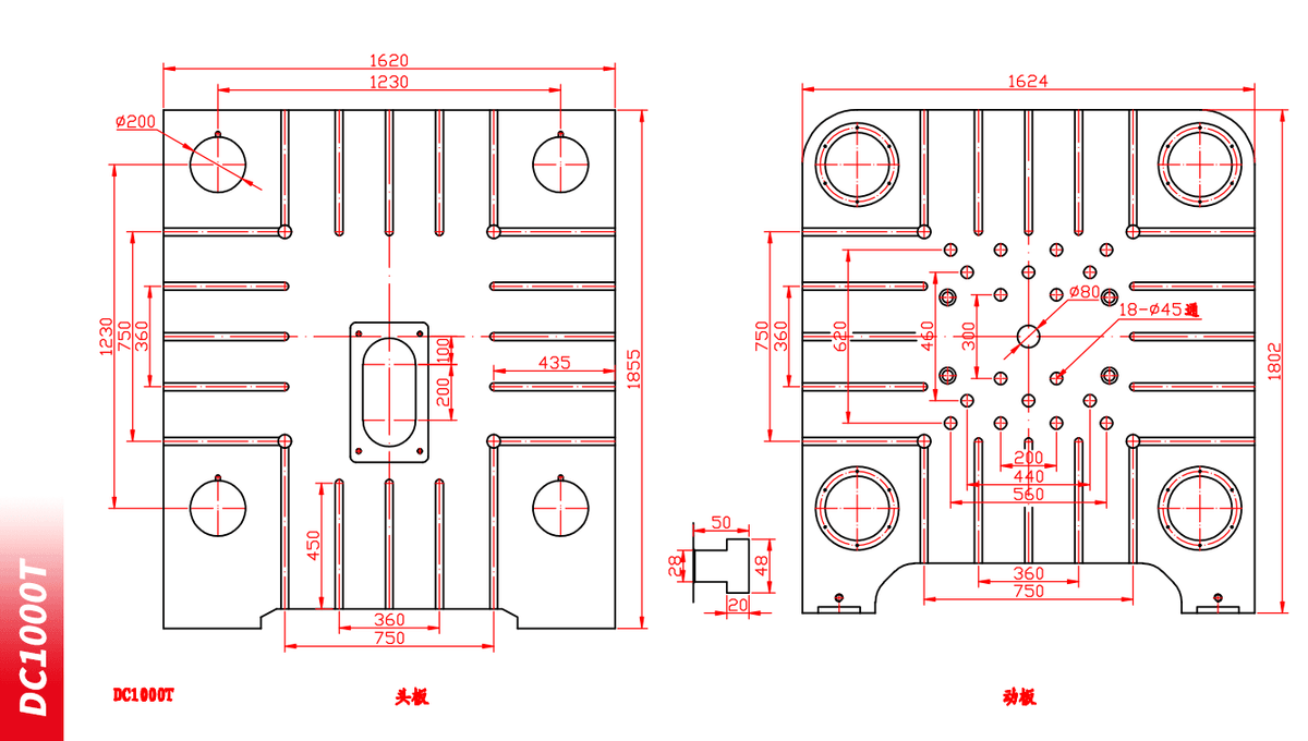 DC1000T Standard Cold Chamber Die Casting Machine
