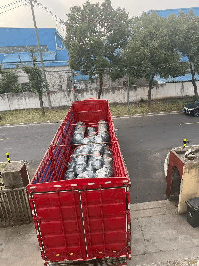 Corrosion-resistant silicon carbide condensers and falling film evaporator ready for dispatch