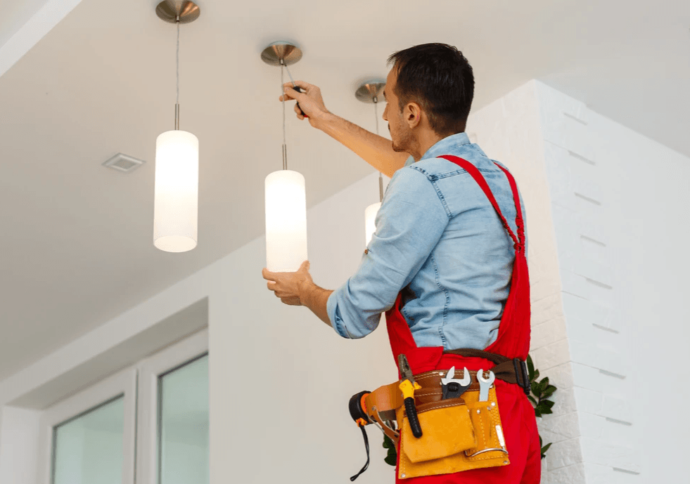 handyman repair service -  light installation and enhancements