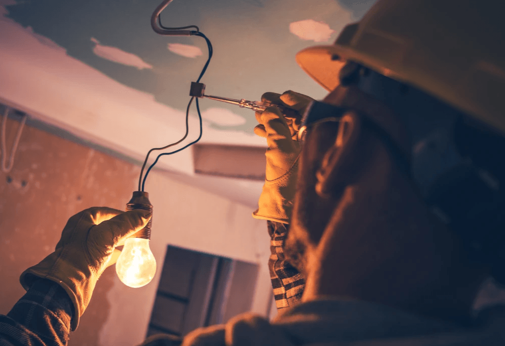 handyman services lighting electrical install