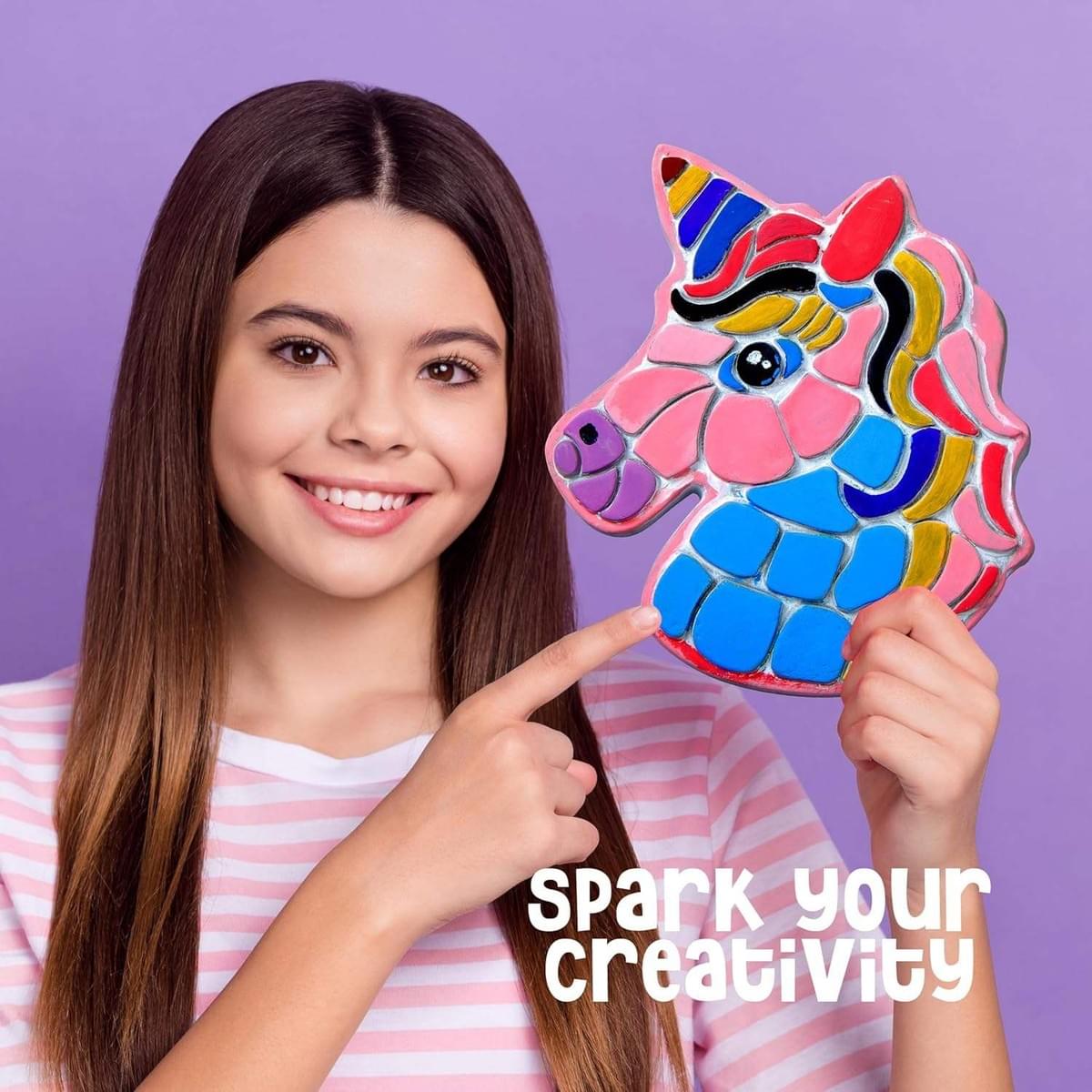 Stepping Stones Painting Kit for Kids Outdoor Crafts Paint 5 Garden Stone Craft Kit