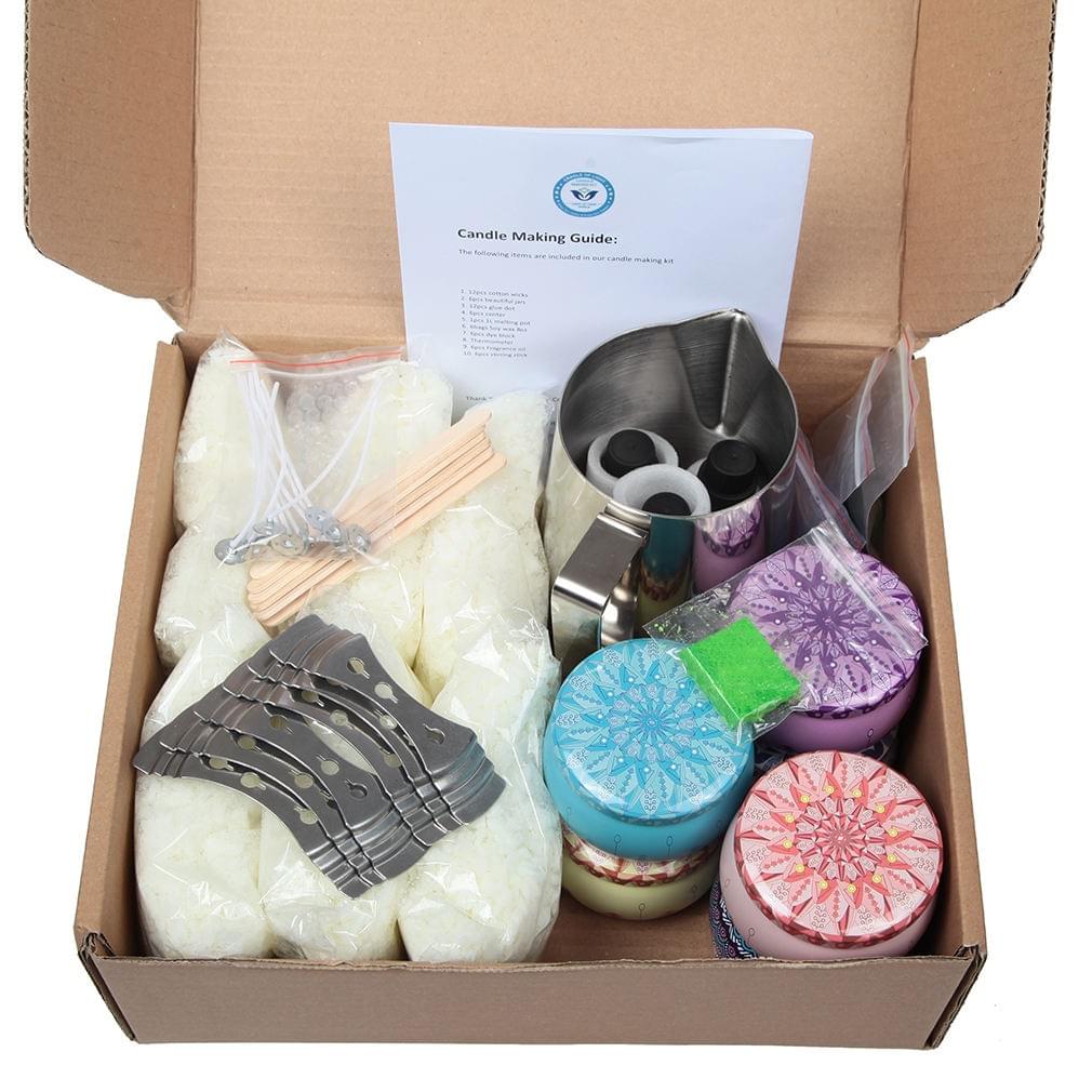 Diy Scented Soy Wax Candles Making Kit for Tin Scented Candle