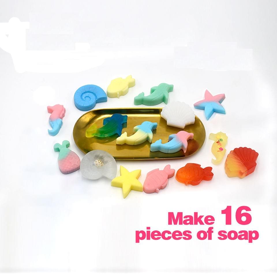 Soap Making Kit for Kids - Make Your Own Soap - DIY Craft and Art Toys - Ages 8-12 Chemistry Kit