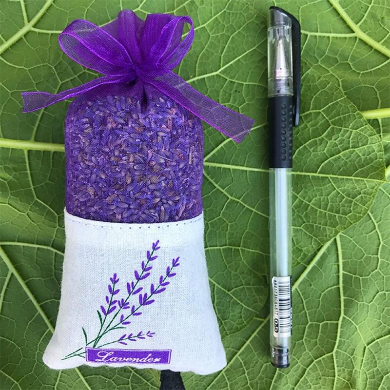 5pcs 5A Grade Lavender Aromatherapy Scent Bag,Dried Flower,Car Spice Drawer and Closet French Lavend
