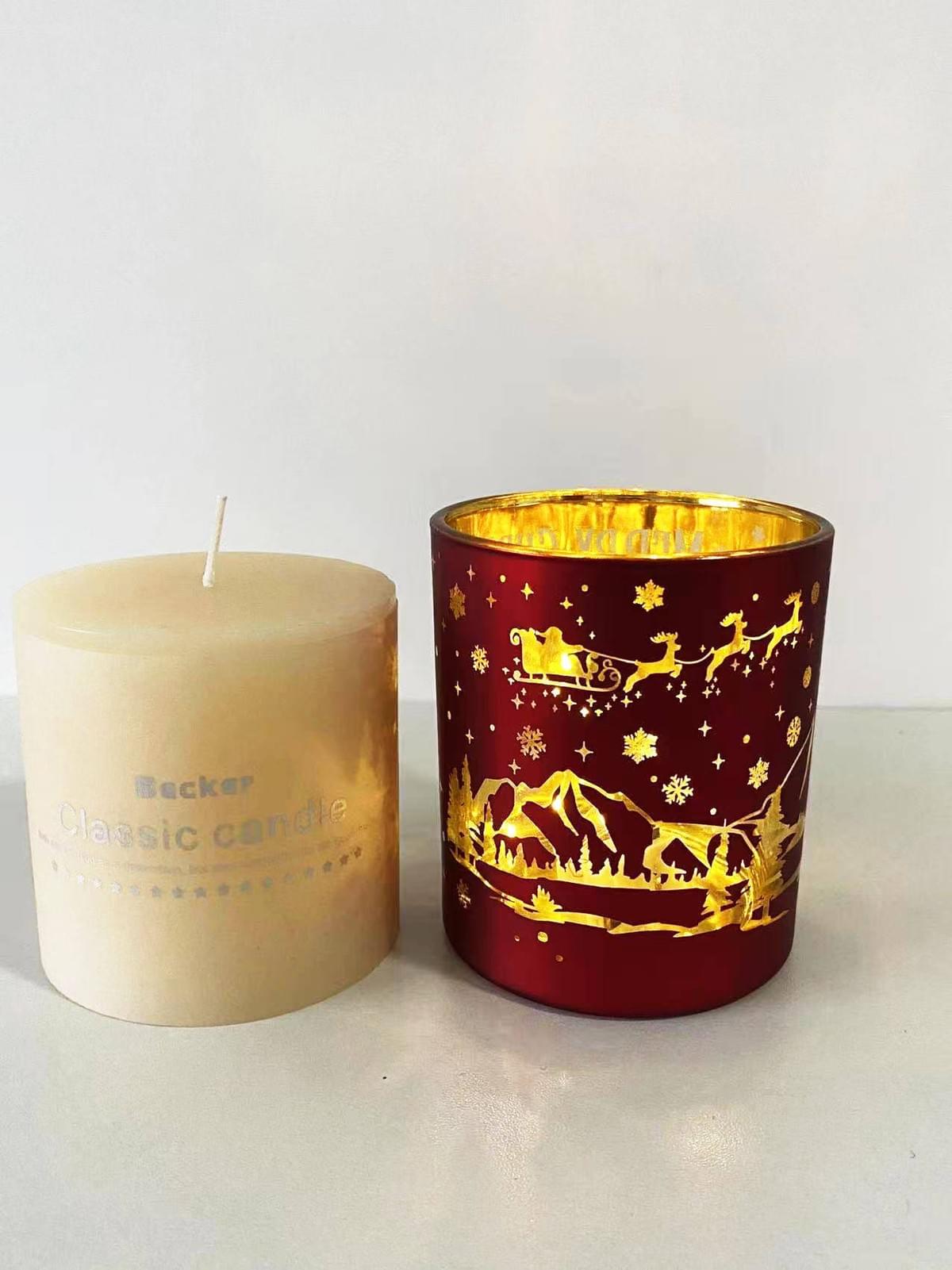 Christmas Candle Making Kit, for Christmas Holiday Candle Making Biscuit Tea Party Gift