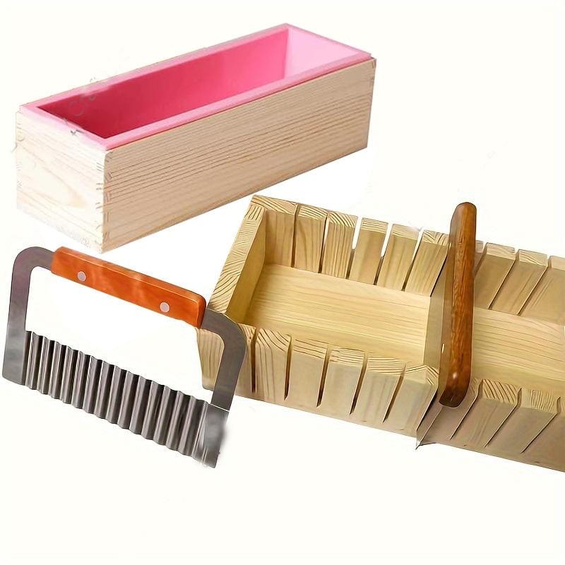 Professional Soap Making Set, DIY Mold & Cutting Set for Plastic/Resin Soap Box Production