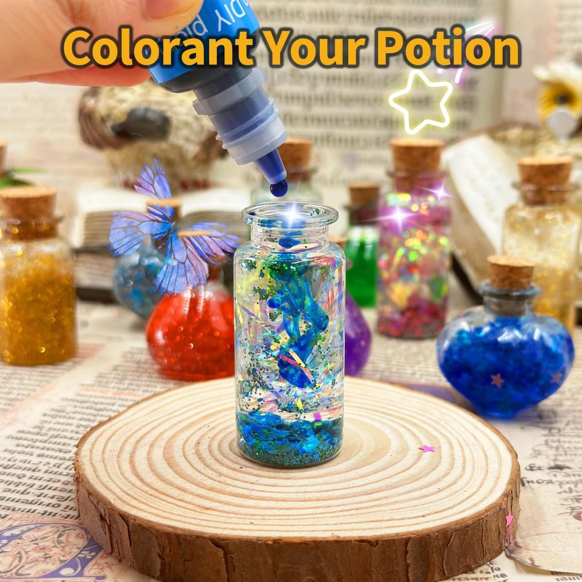 Freezing Magic Potion Kits for Kids - DIY Make 24 Bottles Gradient Potions。