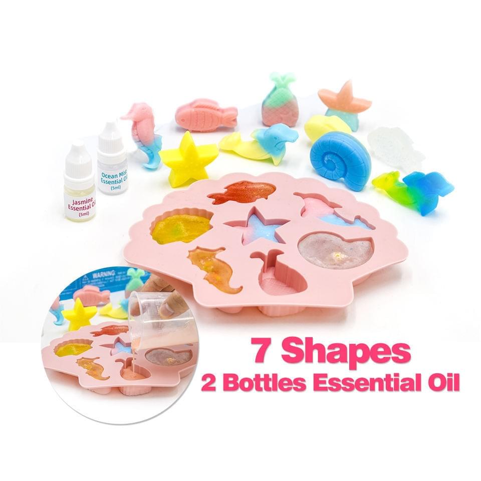 Soap Making Kit for Kids - Make Your Own Soap - DIY Craft and Art Toys - Ages 8-12 Chemistry Kit