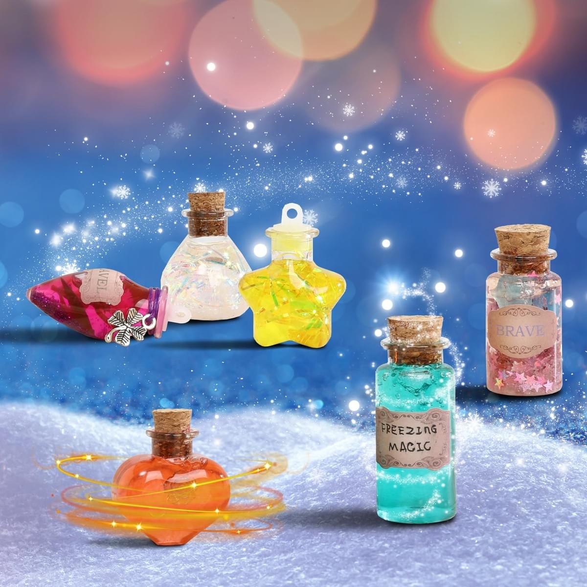 Freezing Magic Potion Kits for Kids - DIY Make 24 Bottles Gradient Potions。