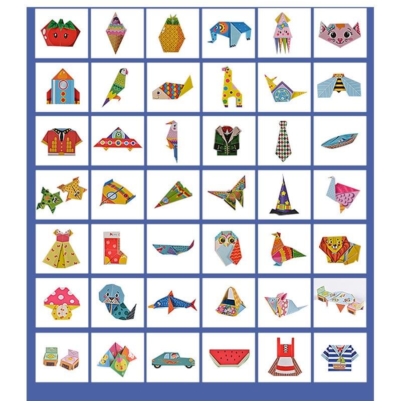 Origami Kit 144 Sheets Origami Paper for Kids 72 Patterns with Craft Guiding Book