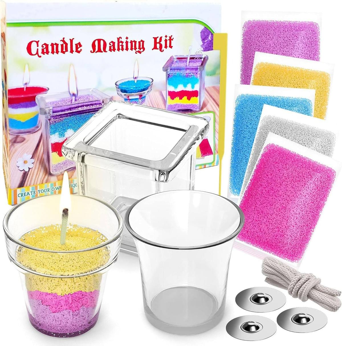 Children's Candle Making Kit - DIY Children's Candle Making Kit - Design and Make Your Own Candles 