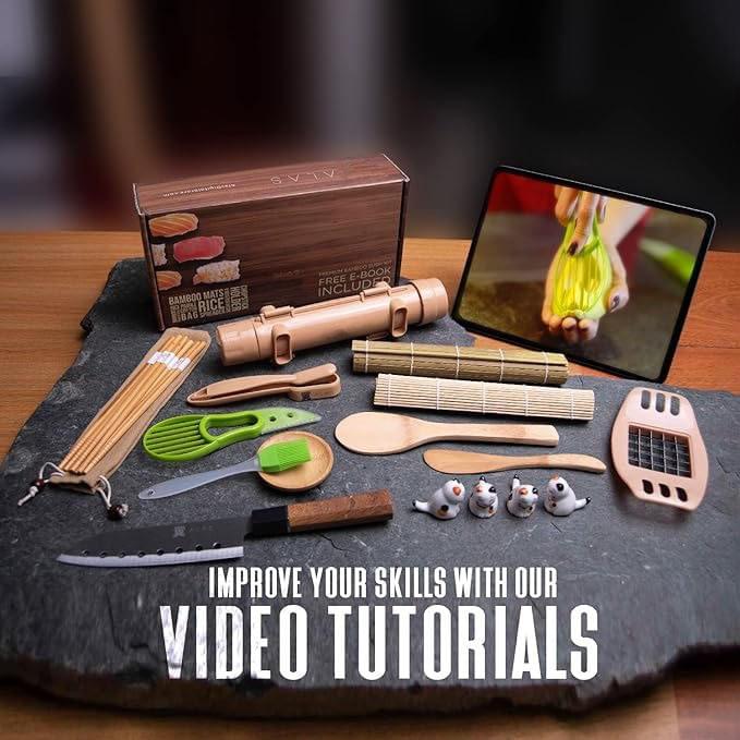 Hot Selling Sushi Bamboo Rolls Making Kit Sushi Tools for Beginners