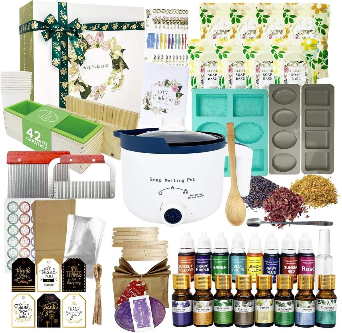 Luxury Soap Making Kit for Soap Making, DIY Soap Making Full Set, Gift for Adults/children