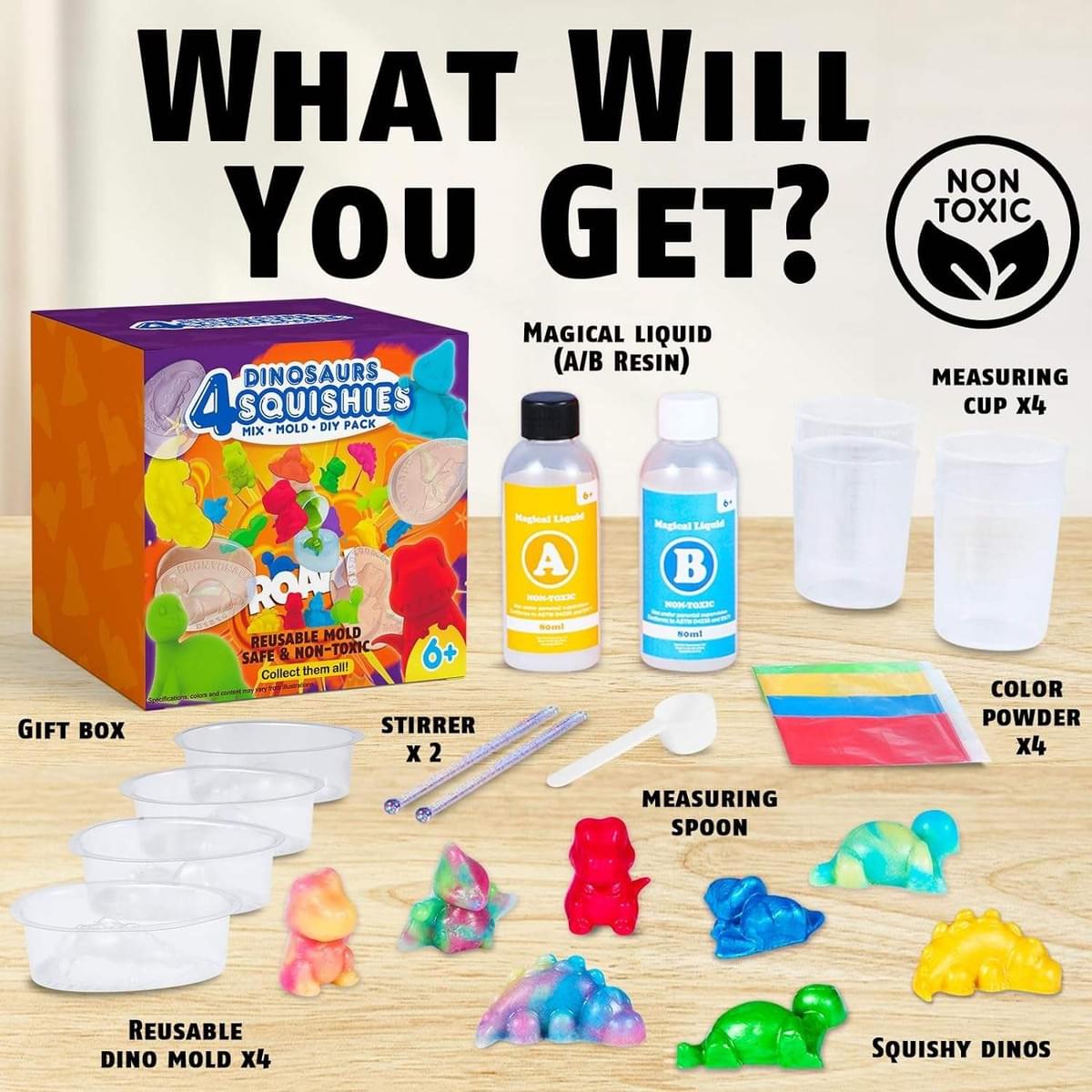 DIY Squishy Toys for Kids 6 Years +, Kids Arts and Crafts Activities Kit