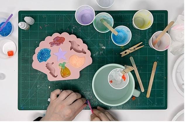 Soap Making Kit for Kids - Make Your Own Soap - DIY Craft and Art Toys - Ages 8-12 Chemistry Kit