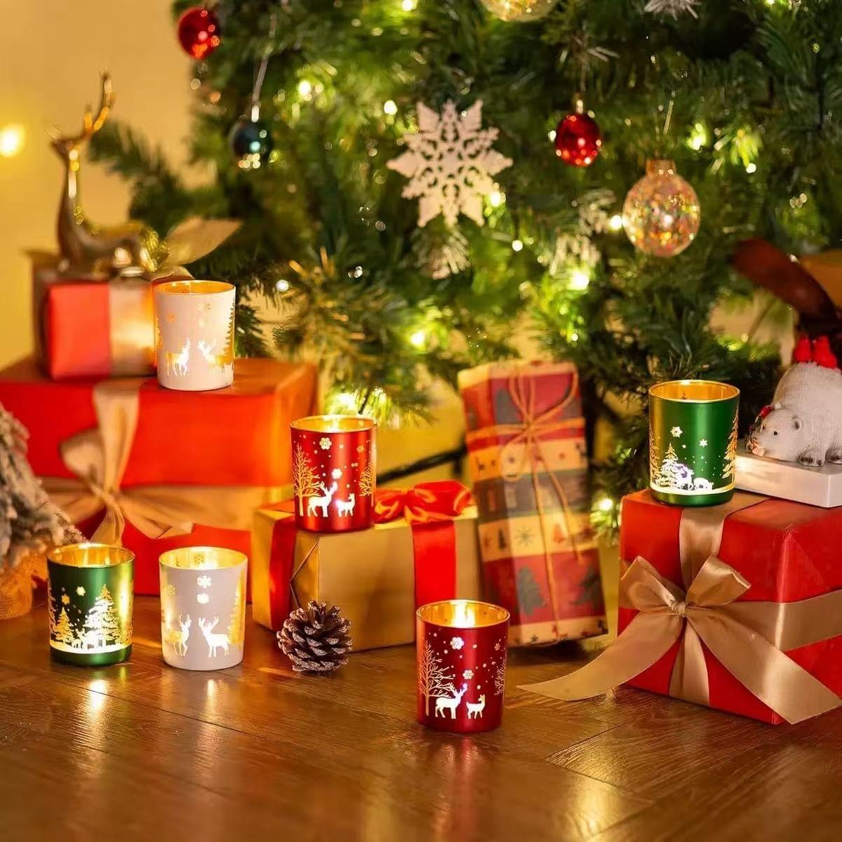 Christmas Candle Making Kit, for Christmas Holiday Candle Making Biscuit Tea Party Gift