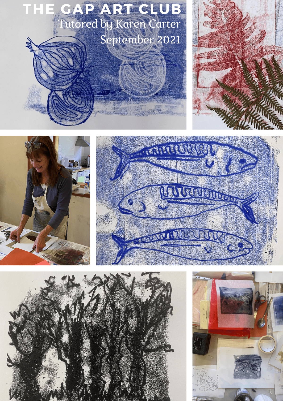 The Gap Art Club Tutor led session February 2019