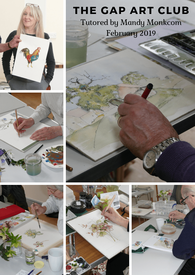 The Gap Art Club Tutor led session February 2019