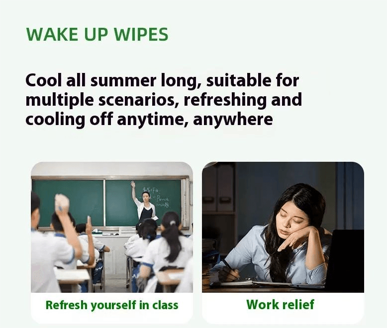 Summer Refreshing Wipes Independent Pack Disposable