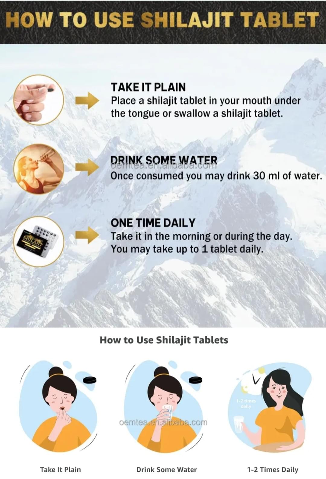 Daynee Shilajit from Himalayas Tablets 喜马拉雅山喜来芝保健品
