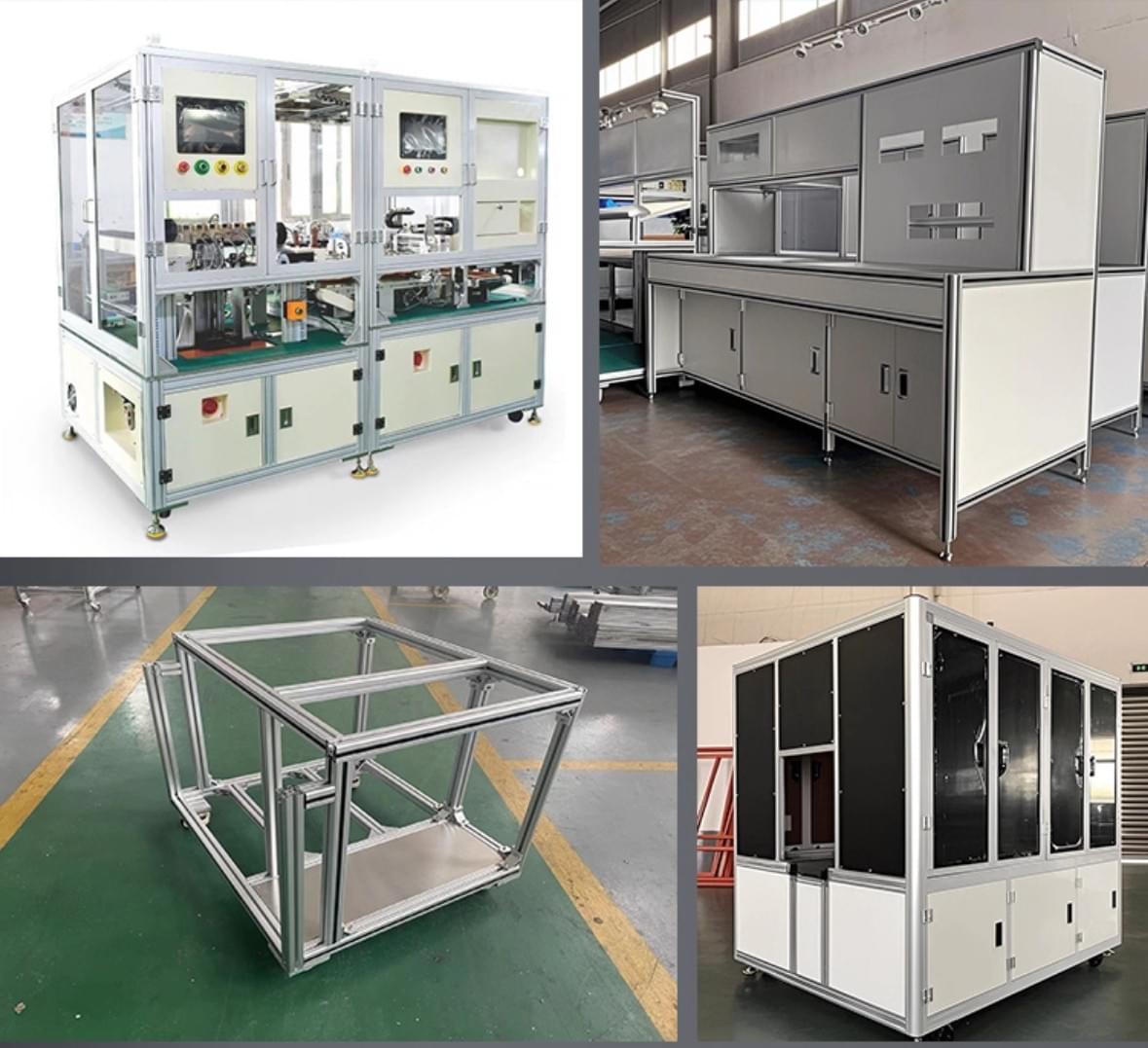 Modular Aluminum Profile Robotic Arc Welding Room