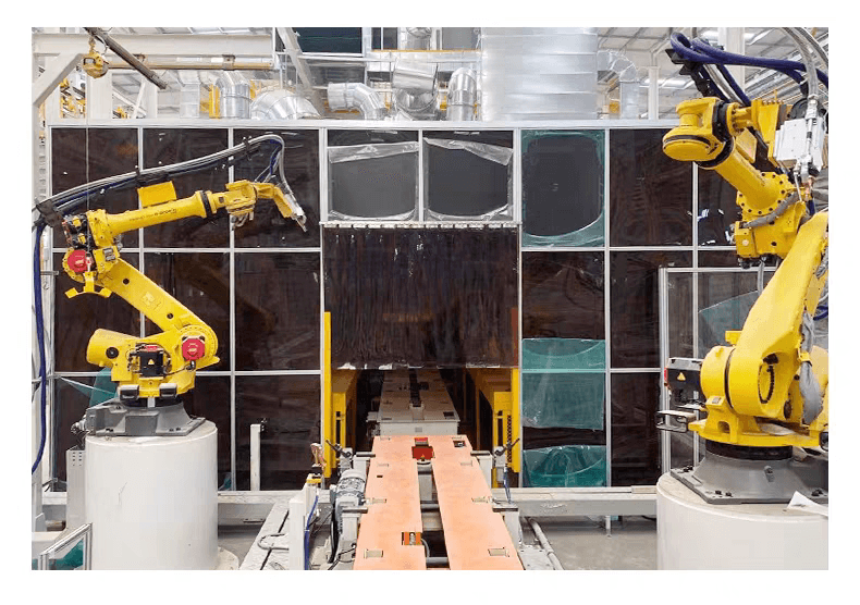 Modular Aluminum Profile Robotic Arc Welding Room