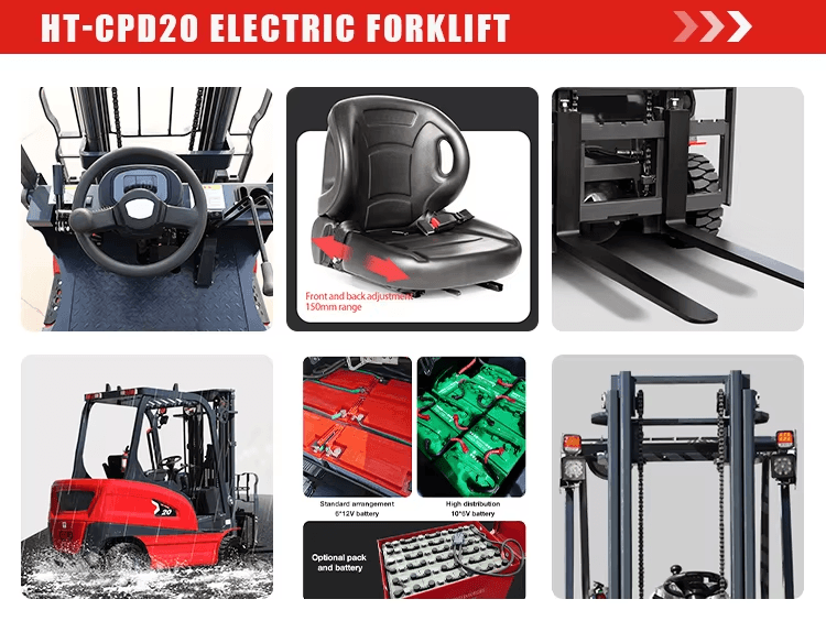 Electric Forklift with Lithium Battery