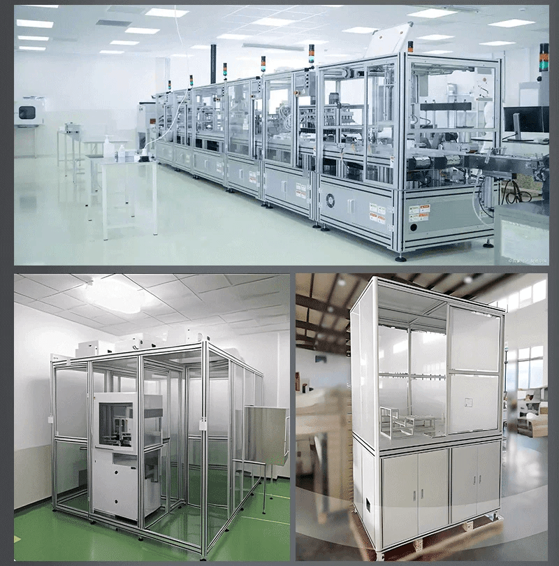 Modular Aluminum Profile Robotic Arc Welding Room
